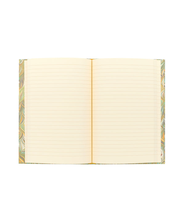 Rebecca Udall, Bright Ideas Notebook, Traditional Marbled  Green/Yellow Lined Pages