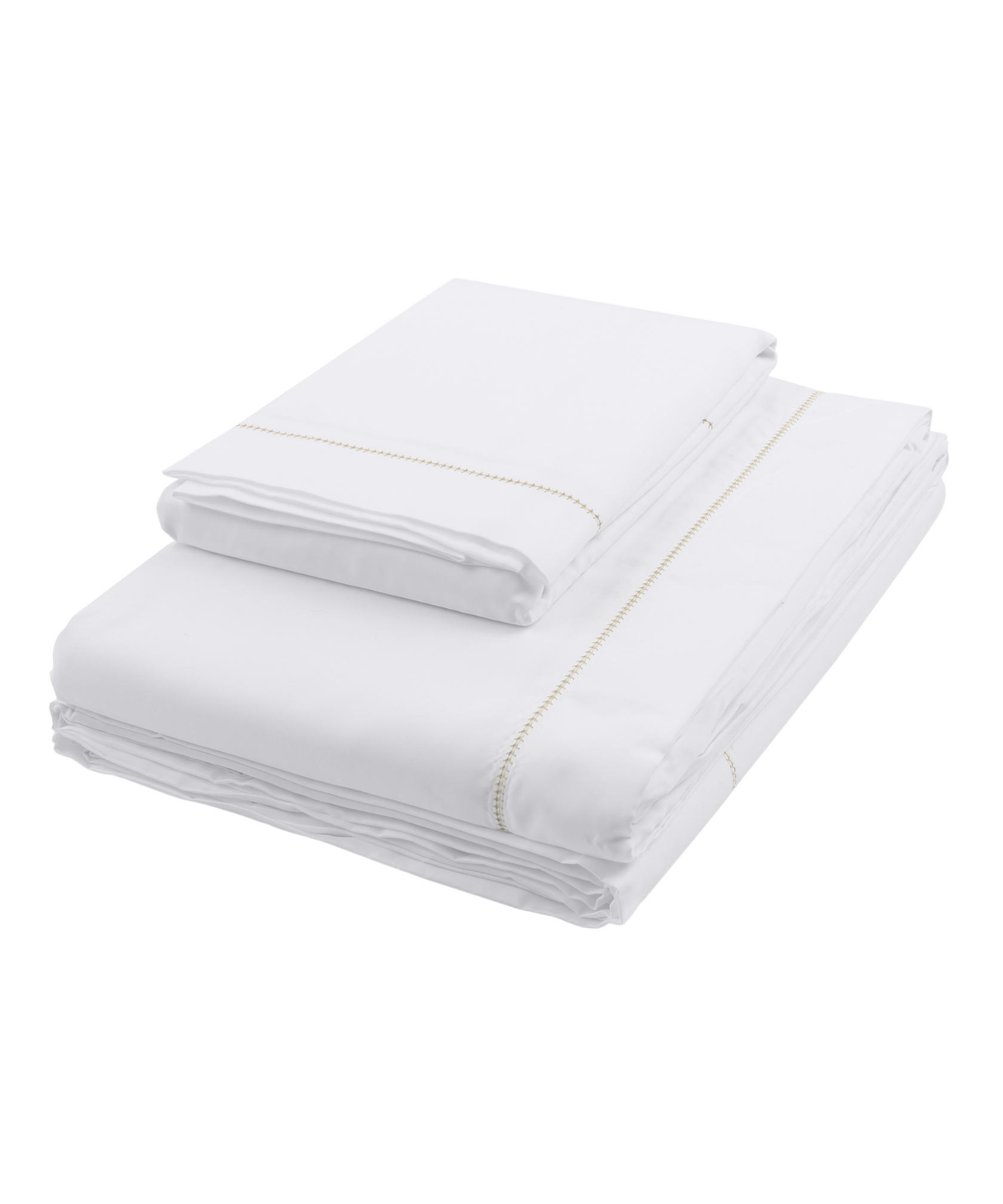 Porto Hemstitch Bed Linen, Straw