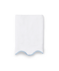 Amelia Scalloped Bath Towel, Powder Blue