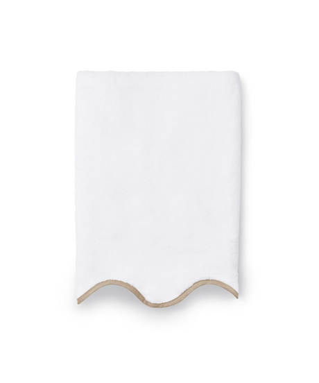 Amelia Scalloped Bath Towels, Taupe