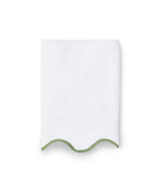Amelia Scalloped Bath Towel Family Bundle, Asparagus