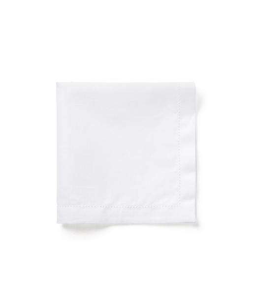 Rebecca Udall Classic Hemstitch Linen Napkin, White