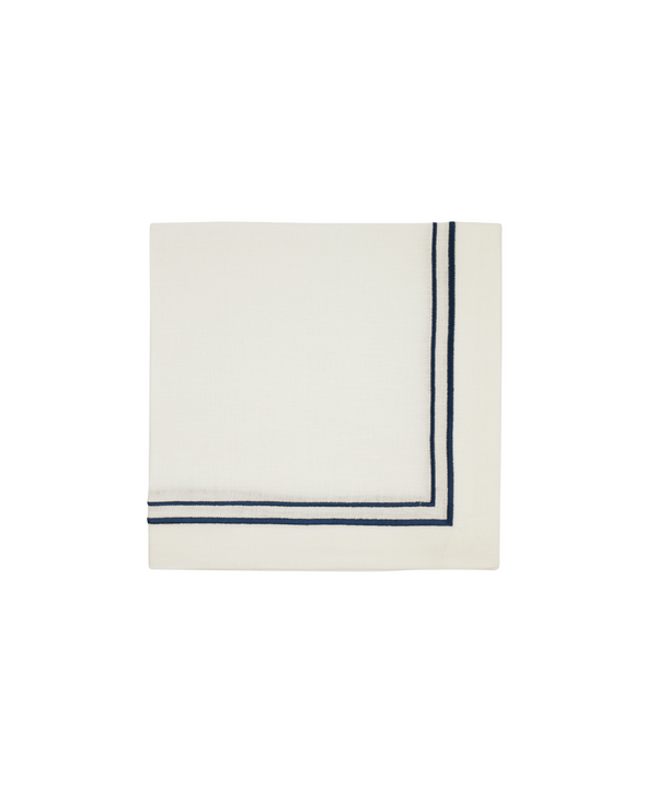 Rebecca Udall Sophie Classic Two Cord Napkin, Midnight Blue