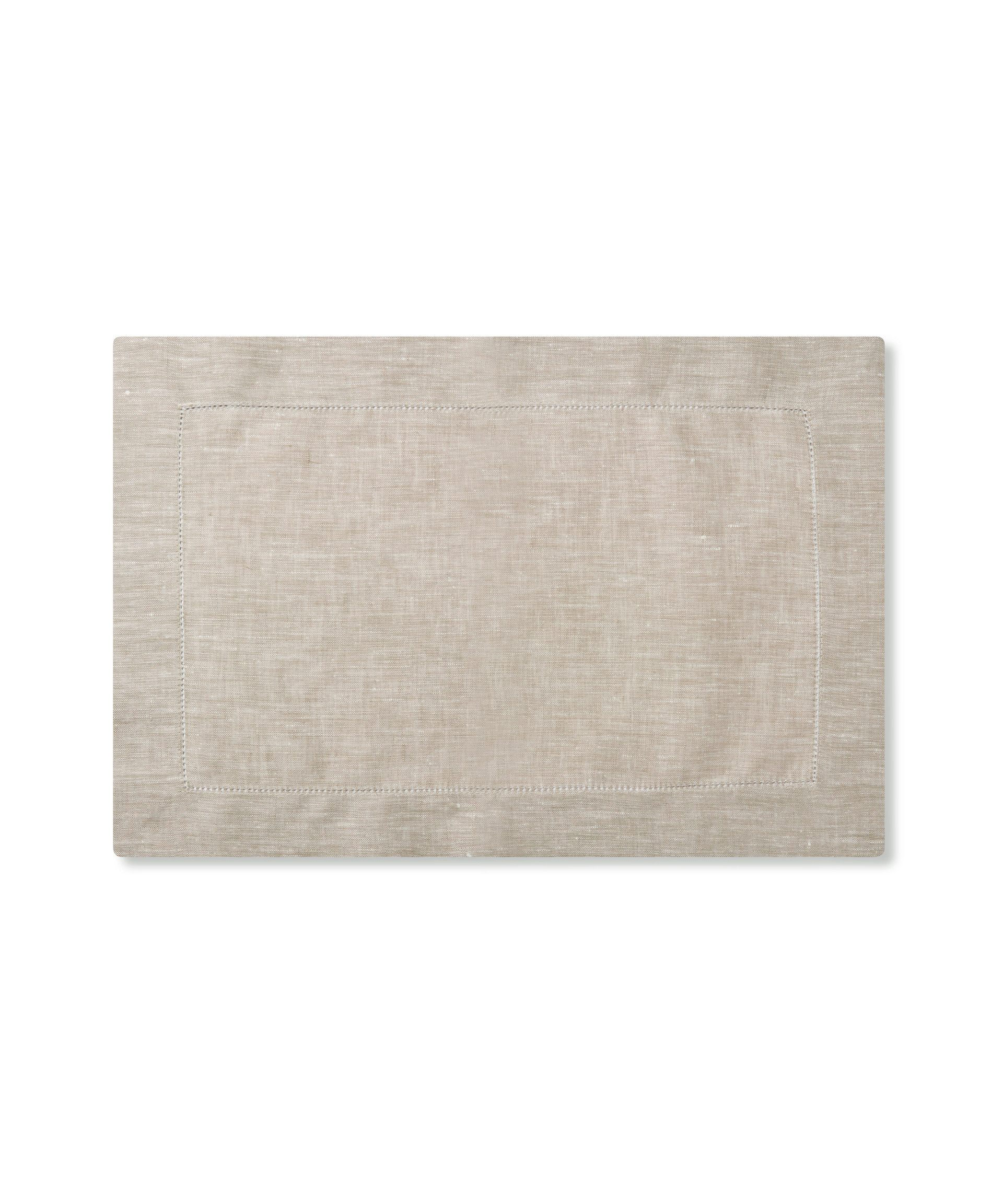 Classic Hemstitch Linen Placemat