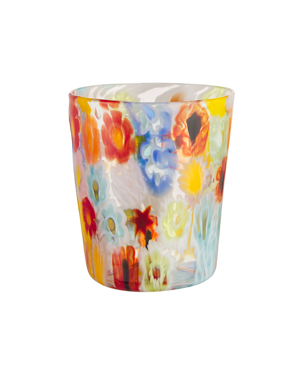 Rebecca Udall Millefiori Murano Glass Tumbler