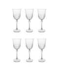 Daphne Optic Crystal Red Wine Glass, Rebecca Udall, Set of 6