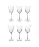 Daphne Optic Crystal Red Wine Glass, Rebecca Udall, Set of 6