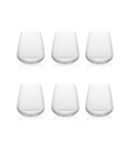 Rebecca Udall Daphne Optic Crystal Tumbler Glass, Set of 6