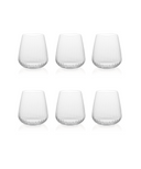 Rebecca Udall Daphne Optic Crystal Tumbler Glass, Set of 6