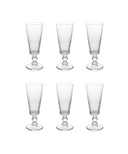 Evelyn Crystal Flute Glasses, Rebecca Udall, Set of 6