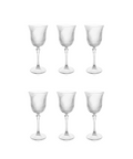 Rebecca Udall, Julia Twisted Cut Crystal White Wine Glasses