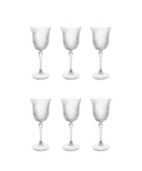 Rebecca Udall, Julia Twisted Cut Crystal White Wine Glasses