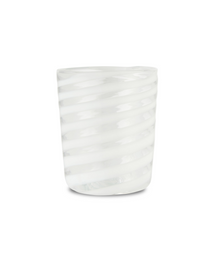 Rebecca Udall Alicia Murano Glass Tumbler, White