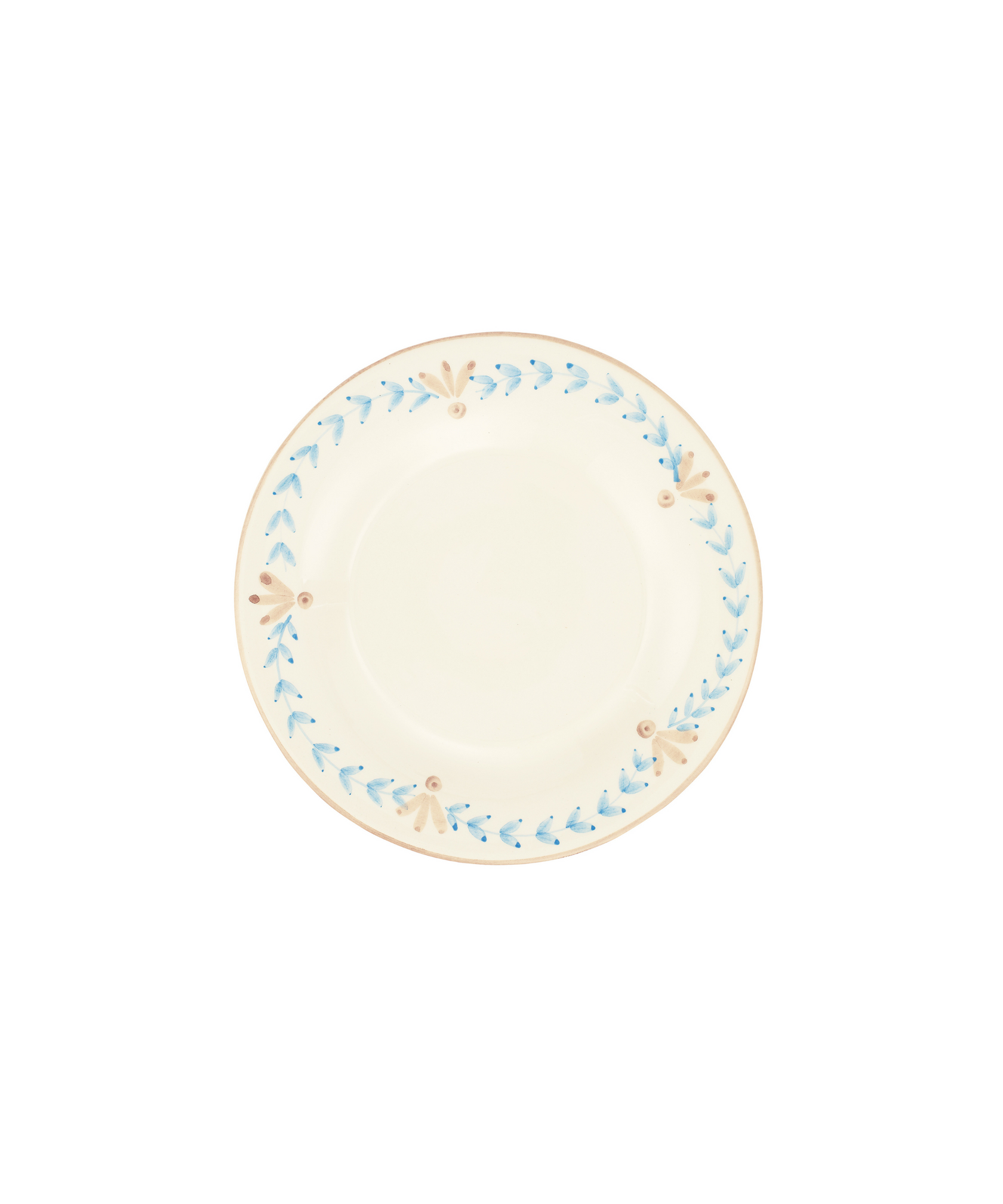 Rebecca Udall Elouise Dessert Plate, Blue/Taupe