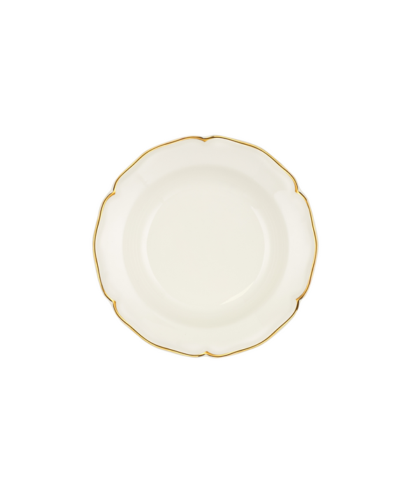 Rebecca Udall Madeleine Pasta Bowl, Gold Filet 