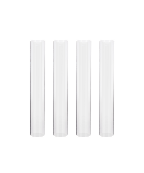 Rebecca Udall Set of 4 Tall Slim Candle Hurricane Covers