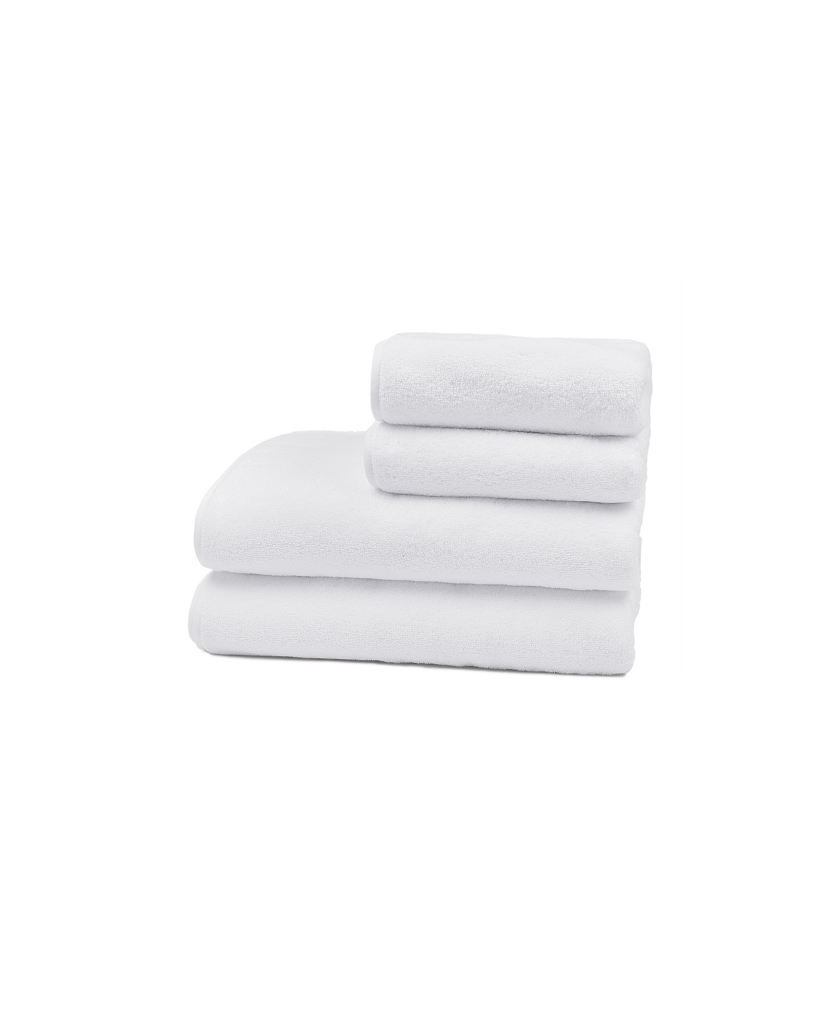 Classic Georgina Bath Towel Bundle, White