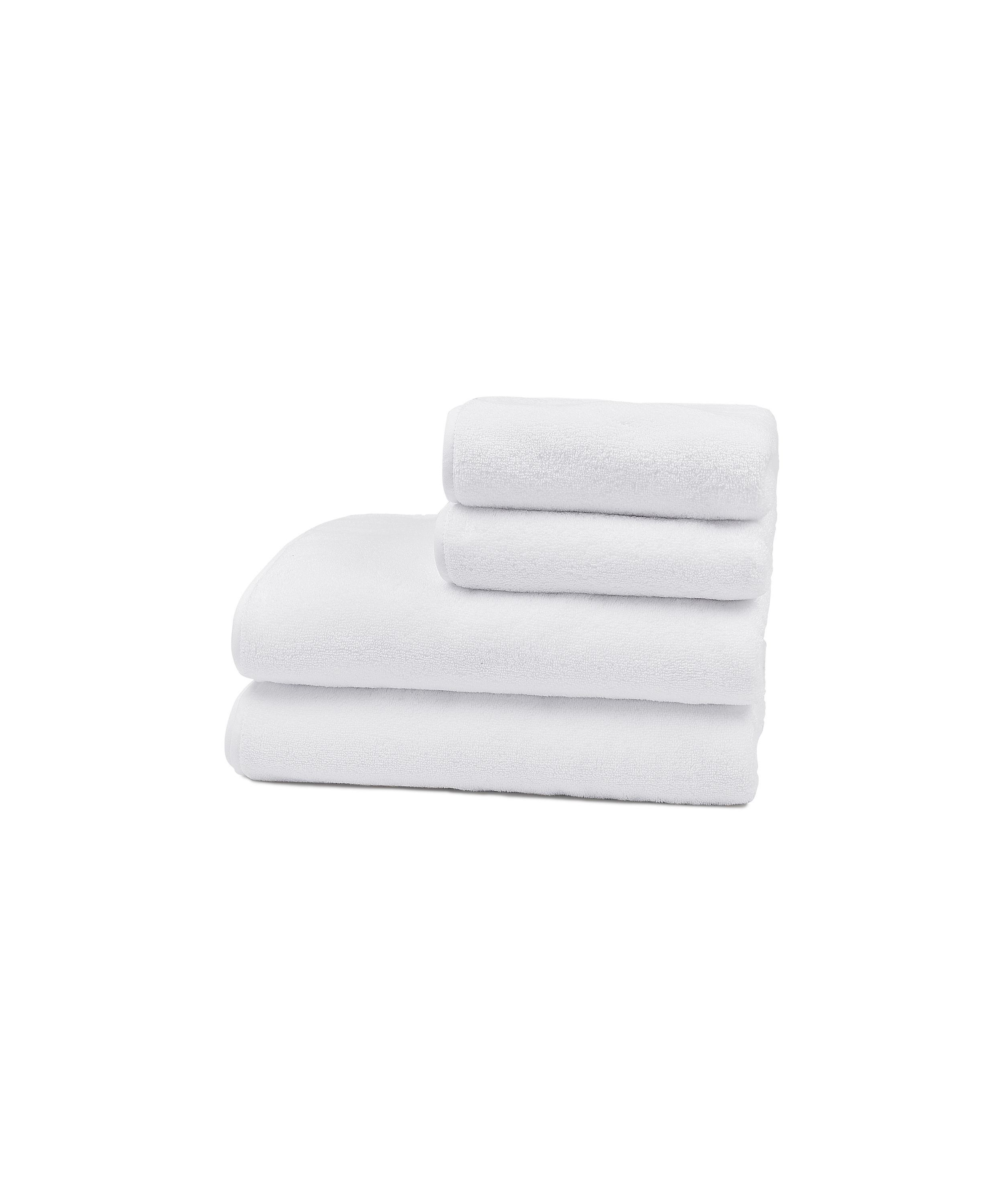 Classic Georgina Bath Towel Bundle, White
