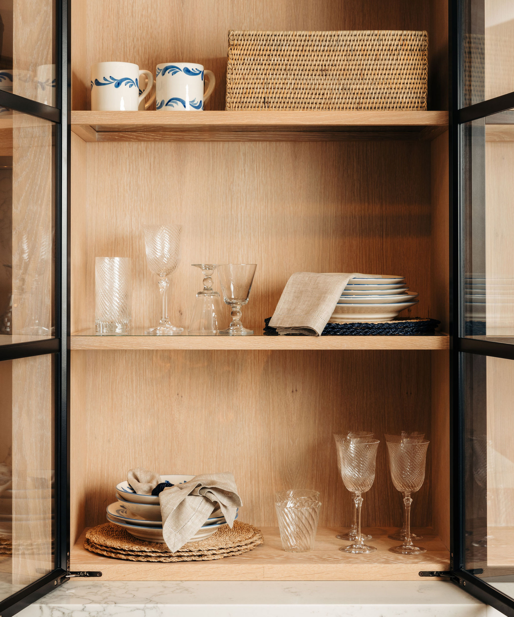 Pair of Rippled Tumblers, Shelf Lifestyle