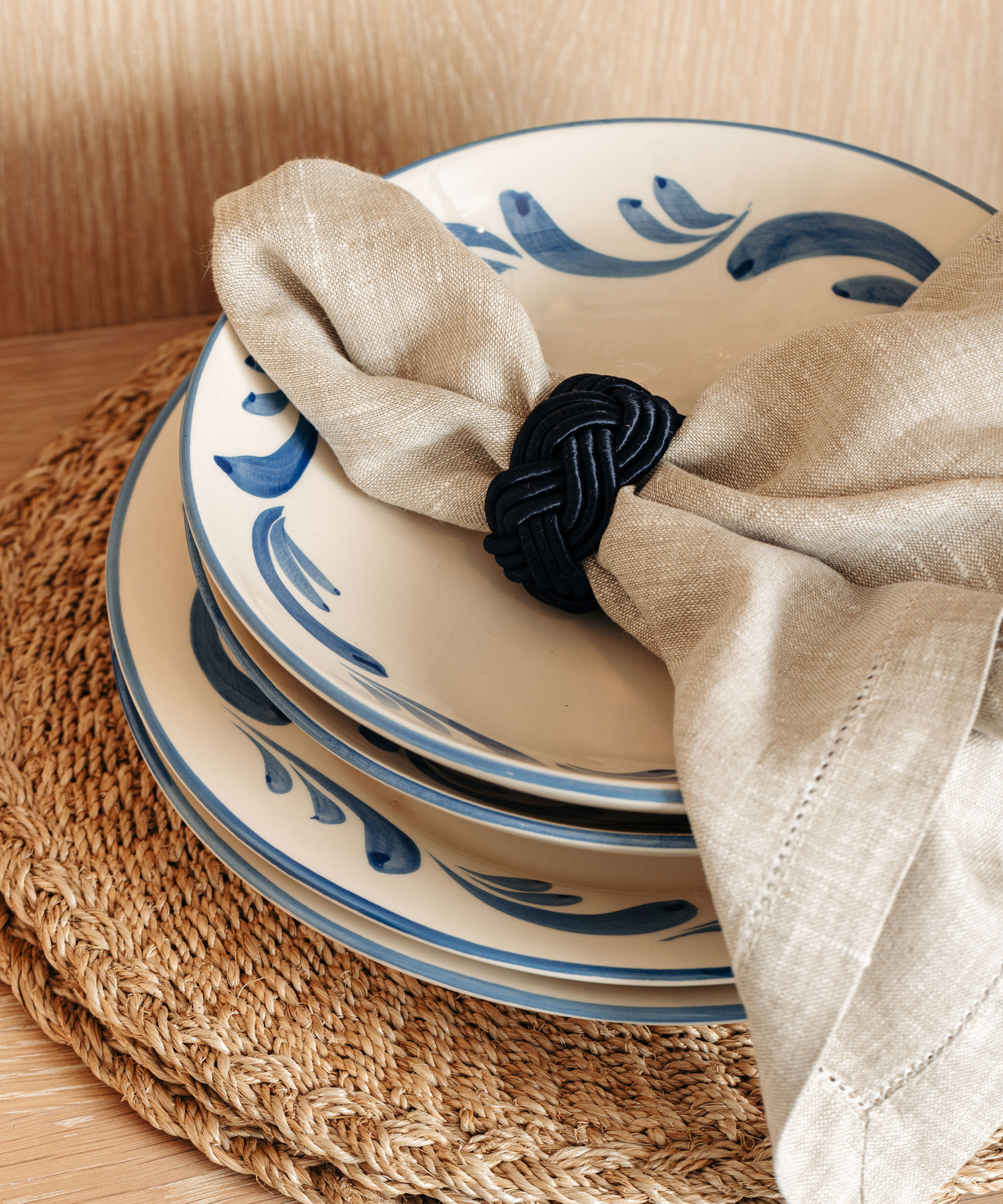 Braided Abaca Placemat, Natural