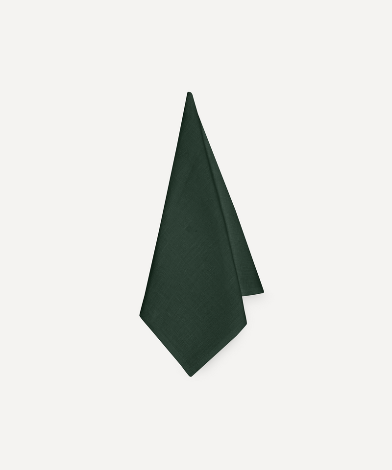 Classic Linen Napkin, Forest Green