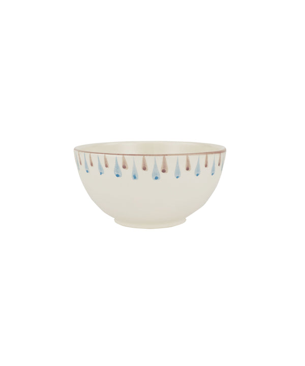 Elouise Cereal Bowl, Blue/Taupe