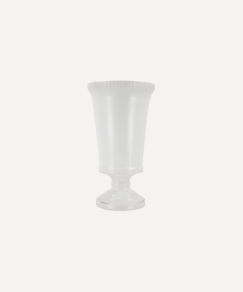Flora Ceramic Urn Vase, Large