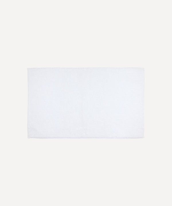 Rebecca Udall Straight piped bath mat white 