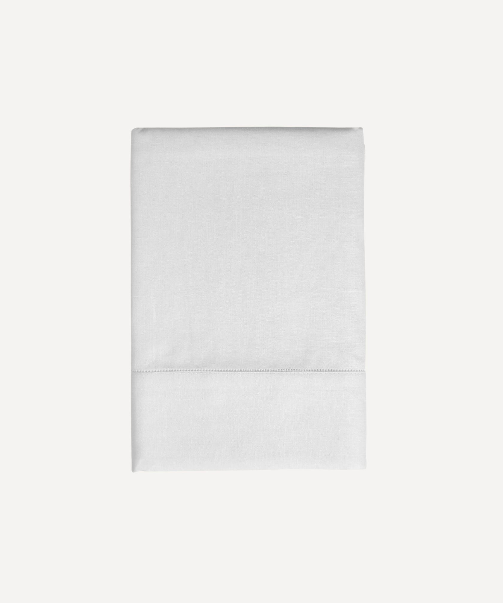 Rebecca Udall Classic Hemstitch Linen Tablecloth, White