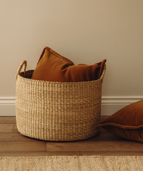 Mila Basket, Lifestyle, with Frances Cushion