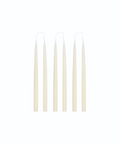 Rebecca Udall Set of 6 Danish Taper Candles, Ivory 35cm