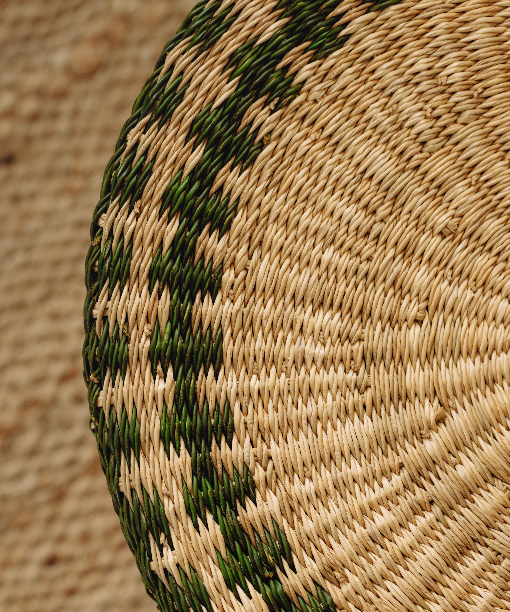 Set of 2 Orla Baskets, Fern Green, Detail