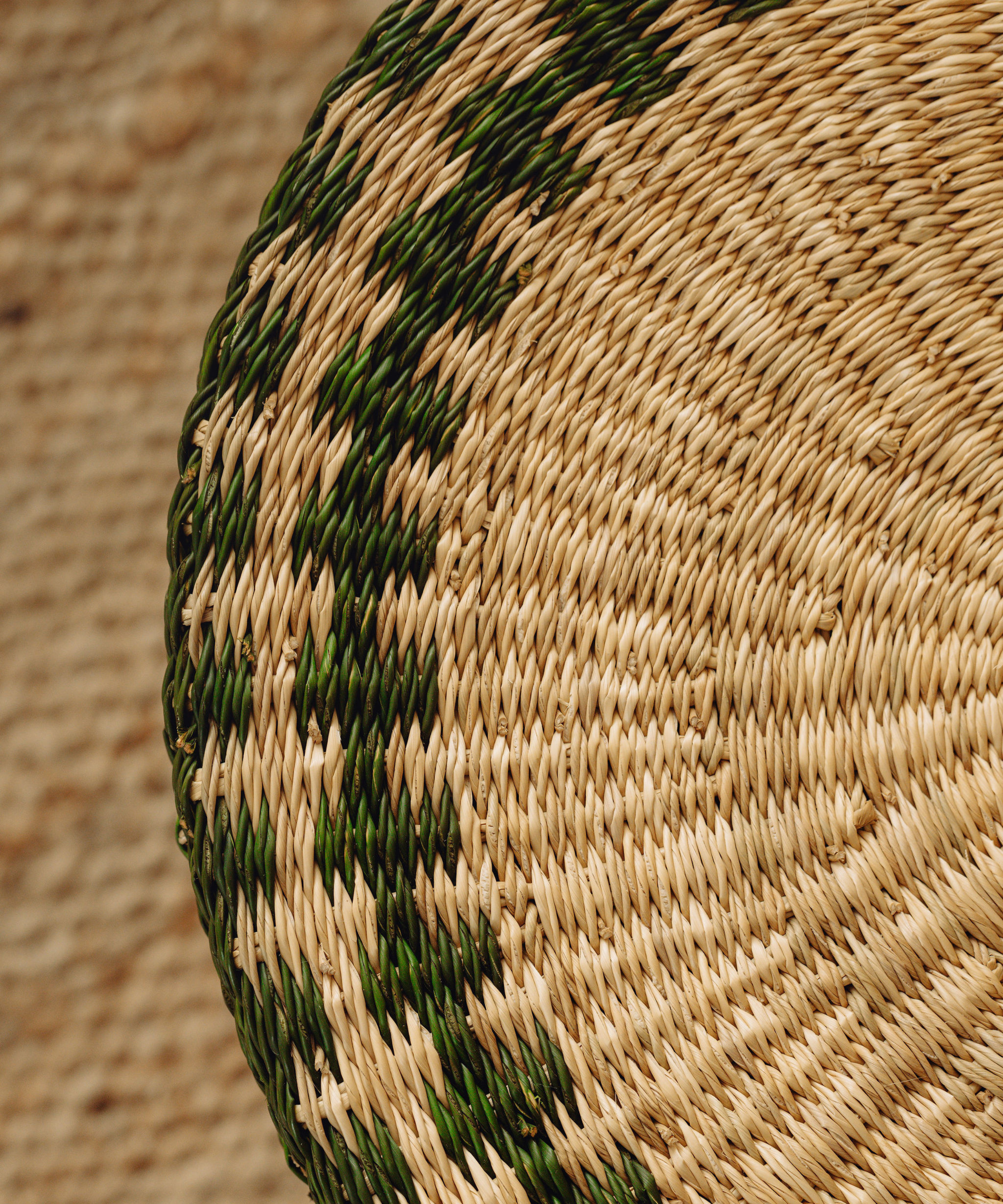 Set of 2 Orla Baskets, Fern Green, Detail