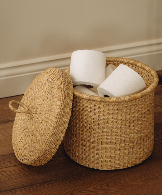 Orla Basket, Natural, Bathroom Storage