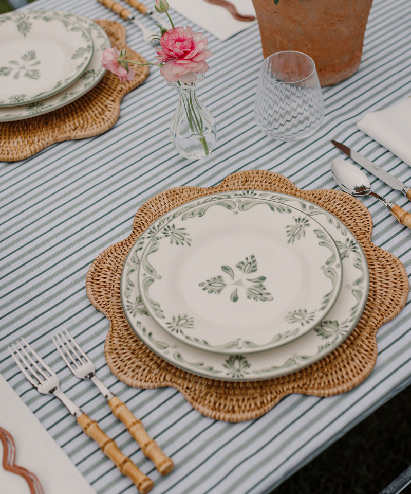 Eleanor Dinner Plate, Forest Green