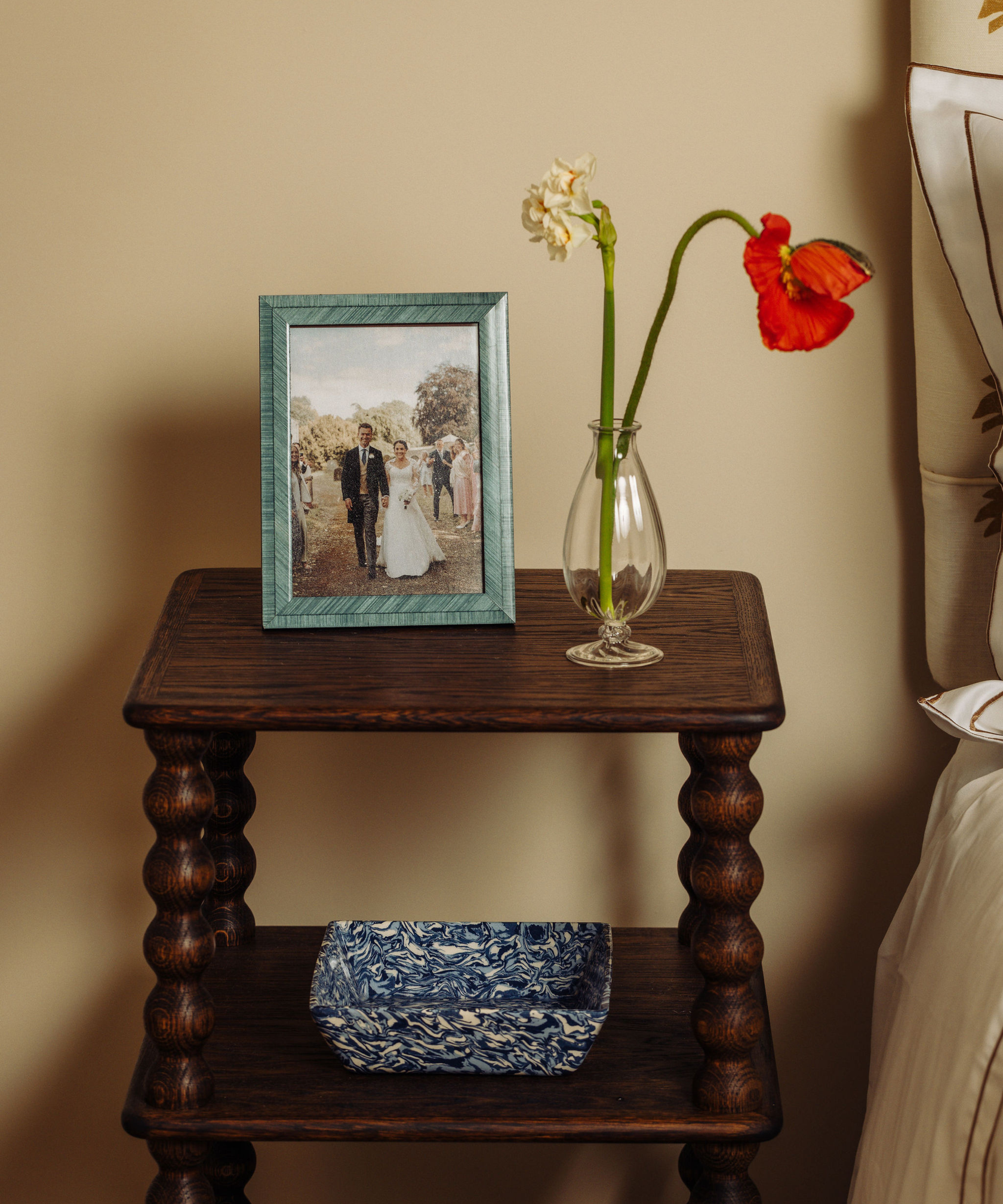 Aptware Marble Vide Poche, Blue