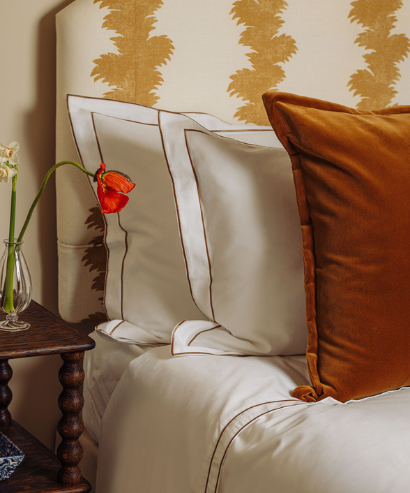 Frame Bed Linen, Bronzed Umber