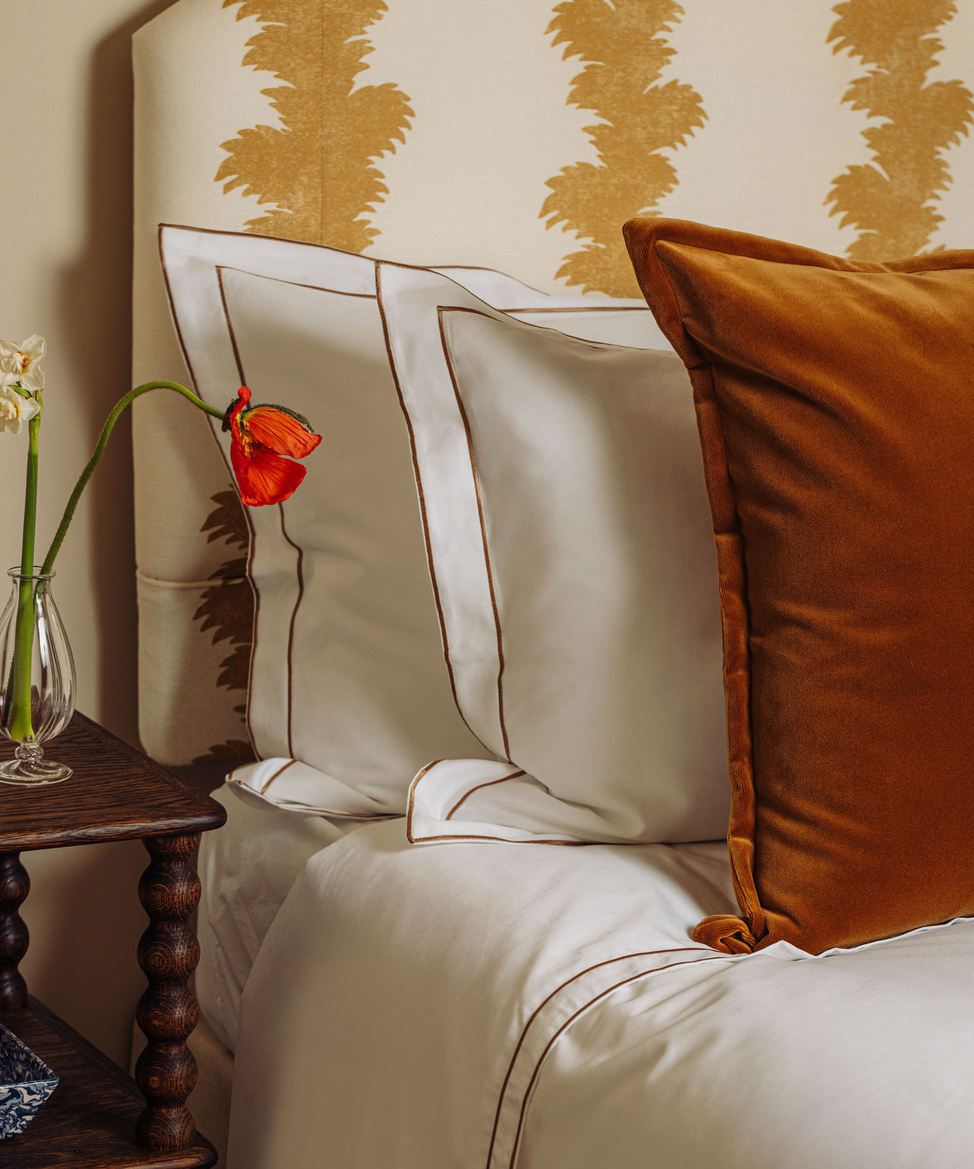 Frame Bed Linen, Bronzed Umber