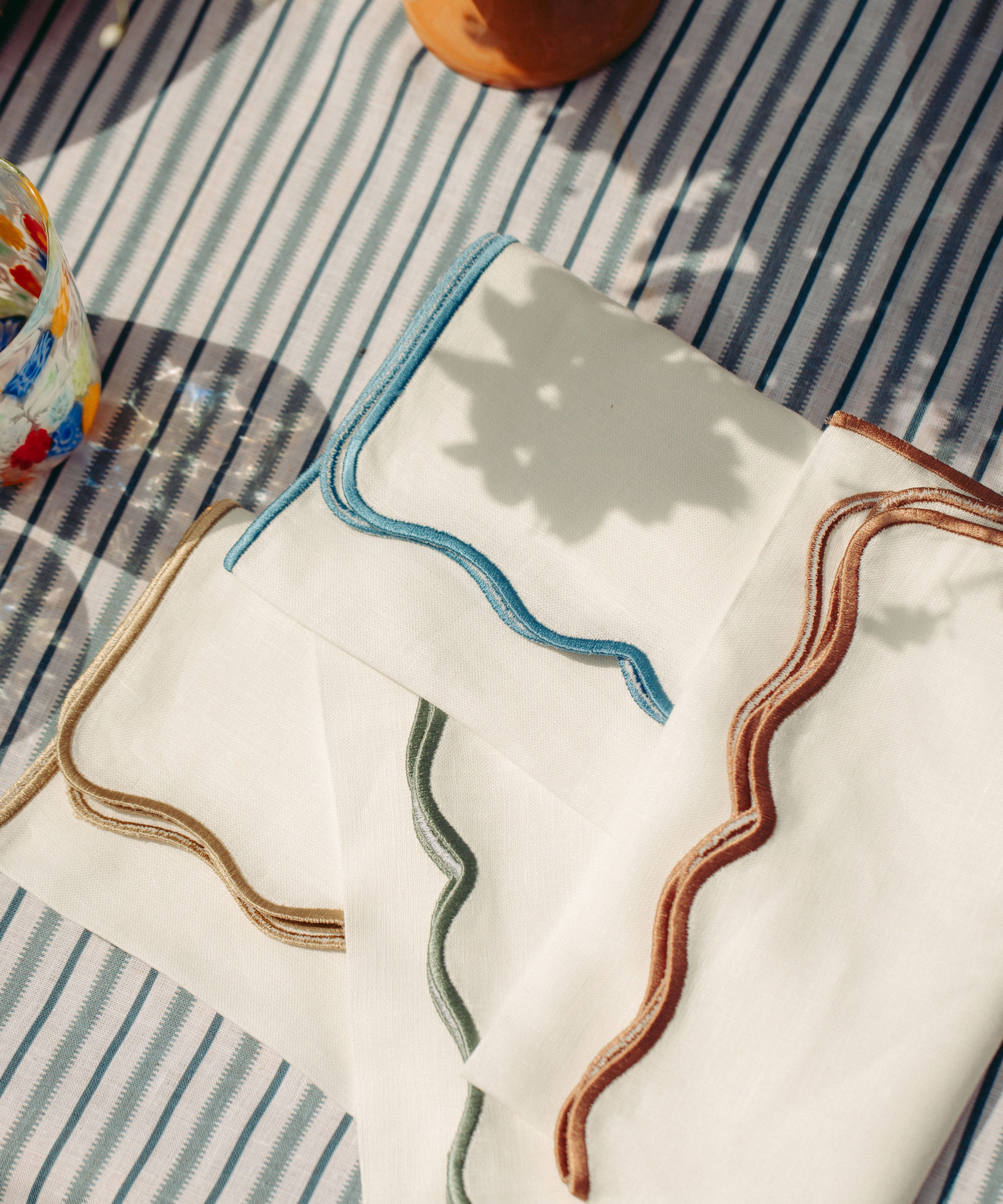Rebecca Udall Scalloped Linen Napkins