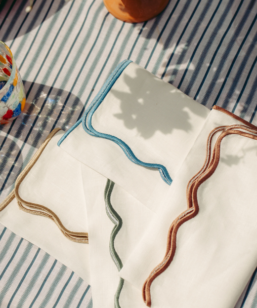 Rebecca Udall Scalloped Linen Napkins