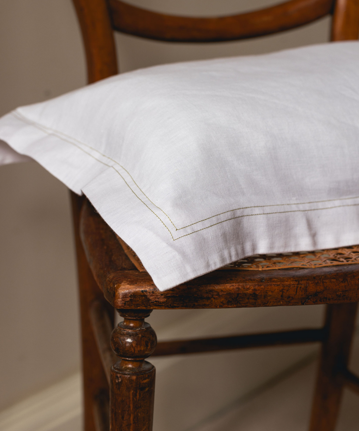 Darcy Linen 30x40cm Boudoir Pillowcase Fern