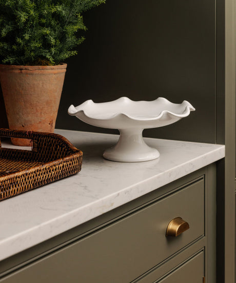 Rebecca Udall Claudia Wavy Footed Bowl, White