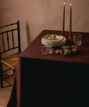 Classic Linen Table Linens, Black Cherry