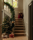 Velvet & Silk Christmas Sack, Burgundy