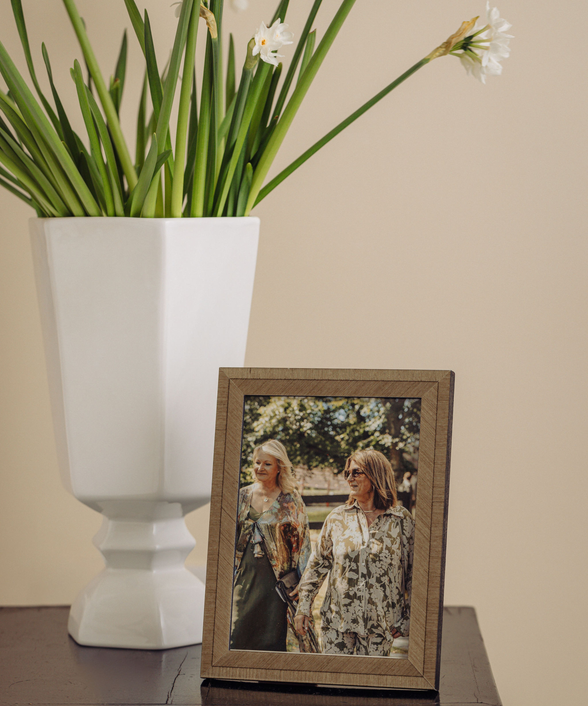 Bianca Photo Frame, Taupe