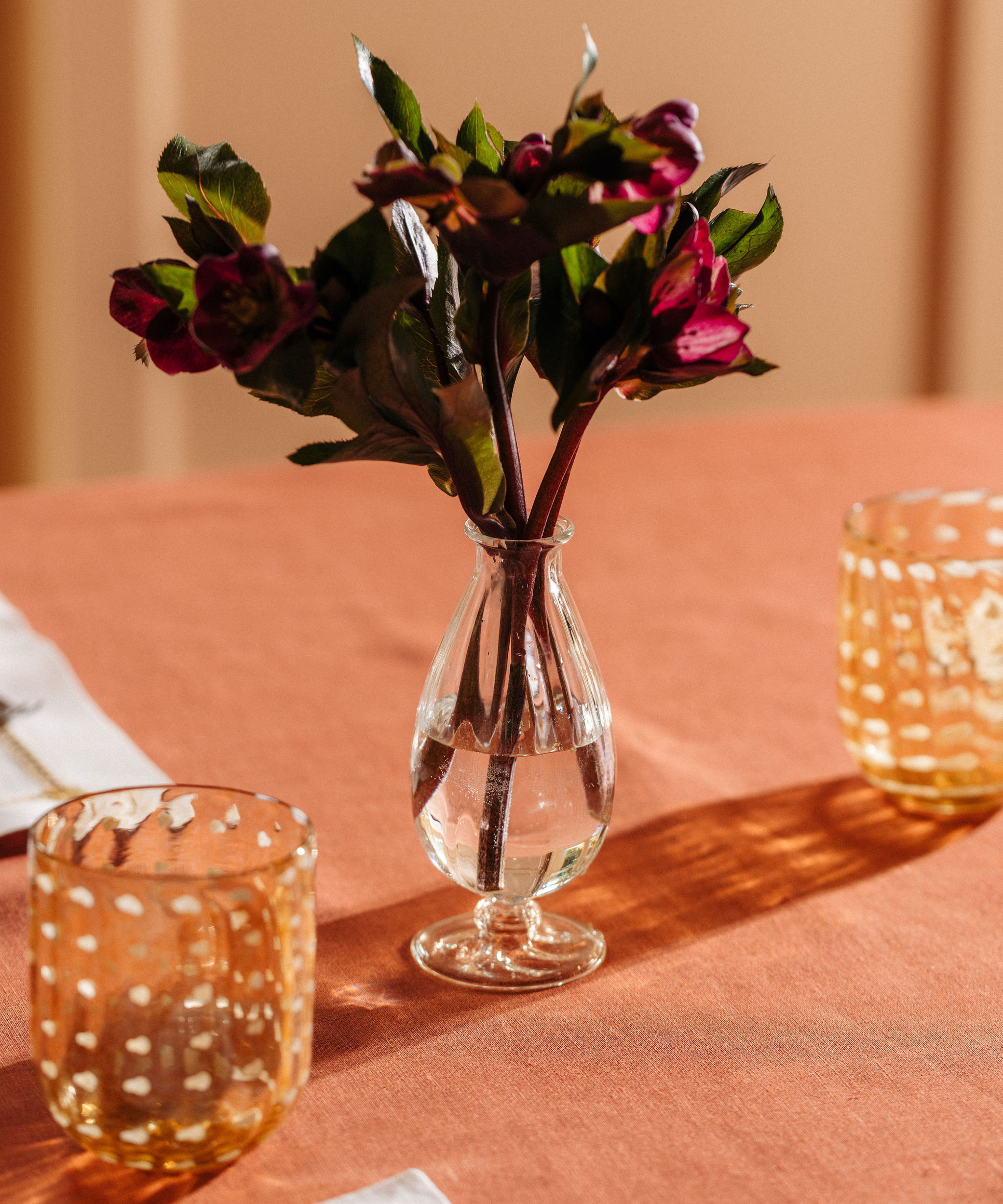 Violet Bud Vase Trio