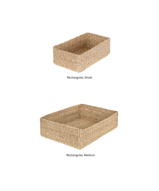 Abaca Storage Baskets