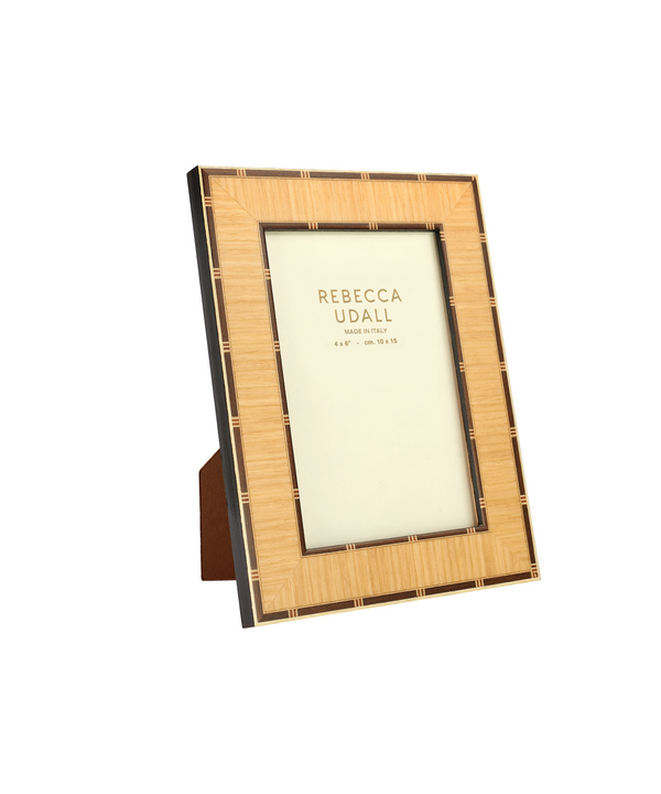 Rebecca Udall, Alice Photo Frame Marquetry Photo Frame 4x6"