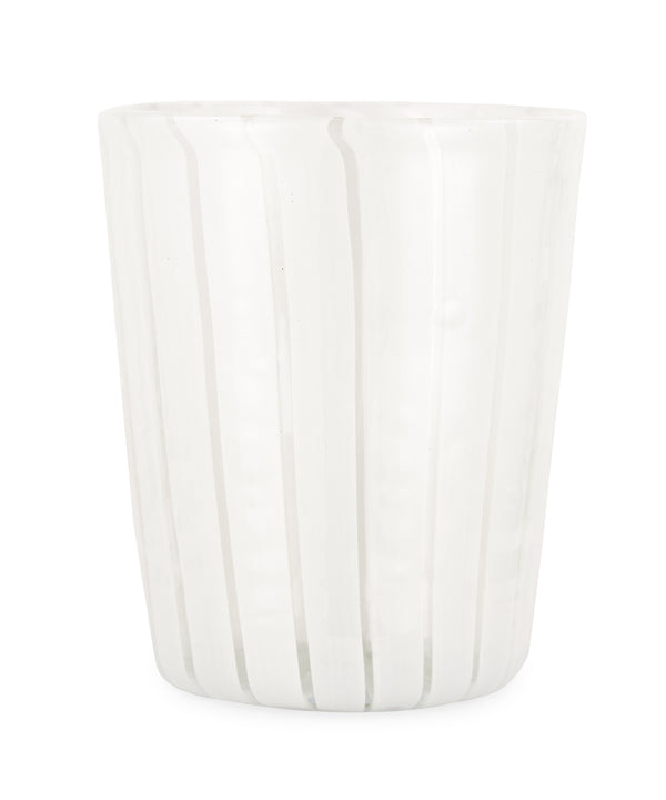 Rebecca Udall Allegra Murano Glass Tumbler, White, White Background