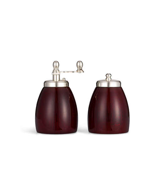 Allegra Salt & Pepper Mill Set, Mahogany
